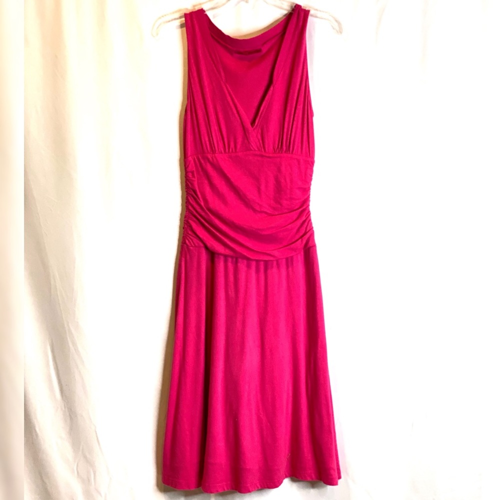Velvet Deep Pink Summer Tank Dress Size S